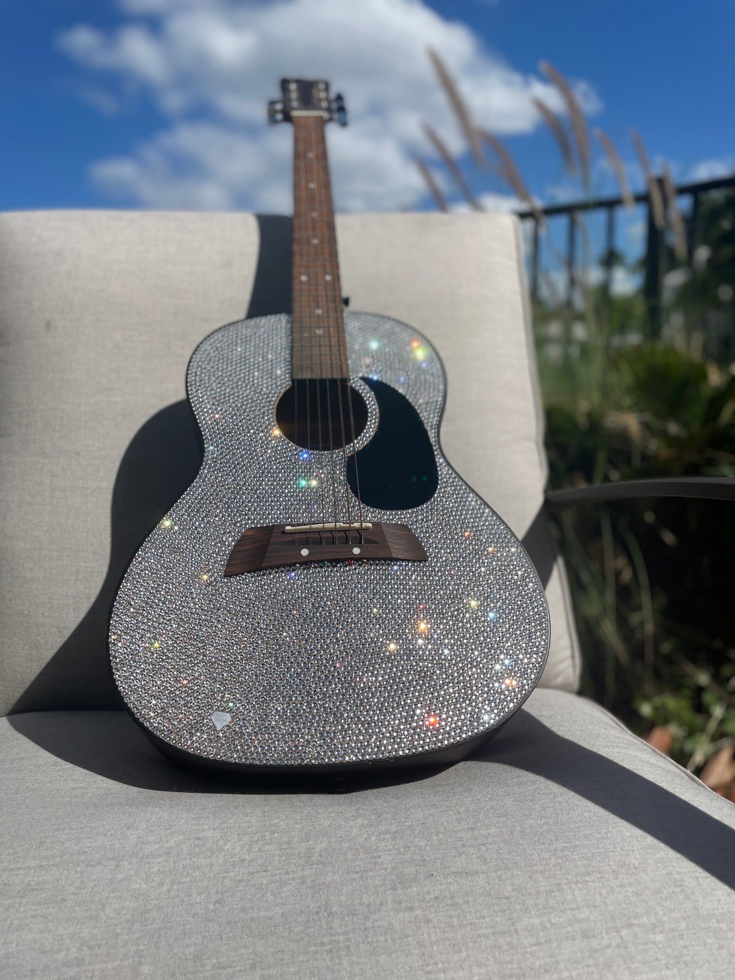 Custom Bling Acoustic Guitar