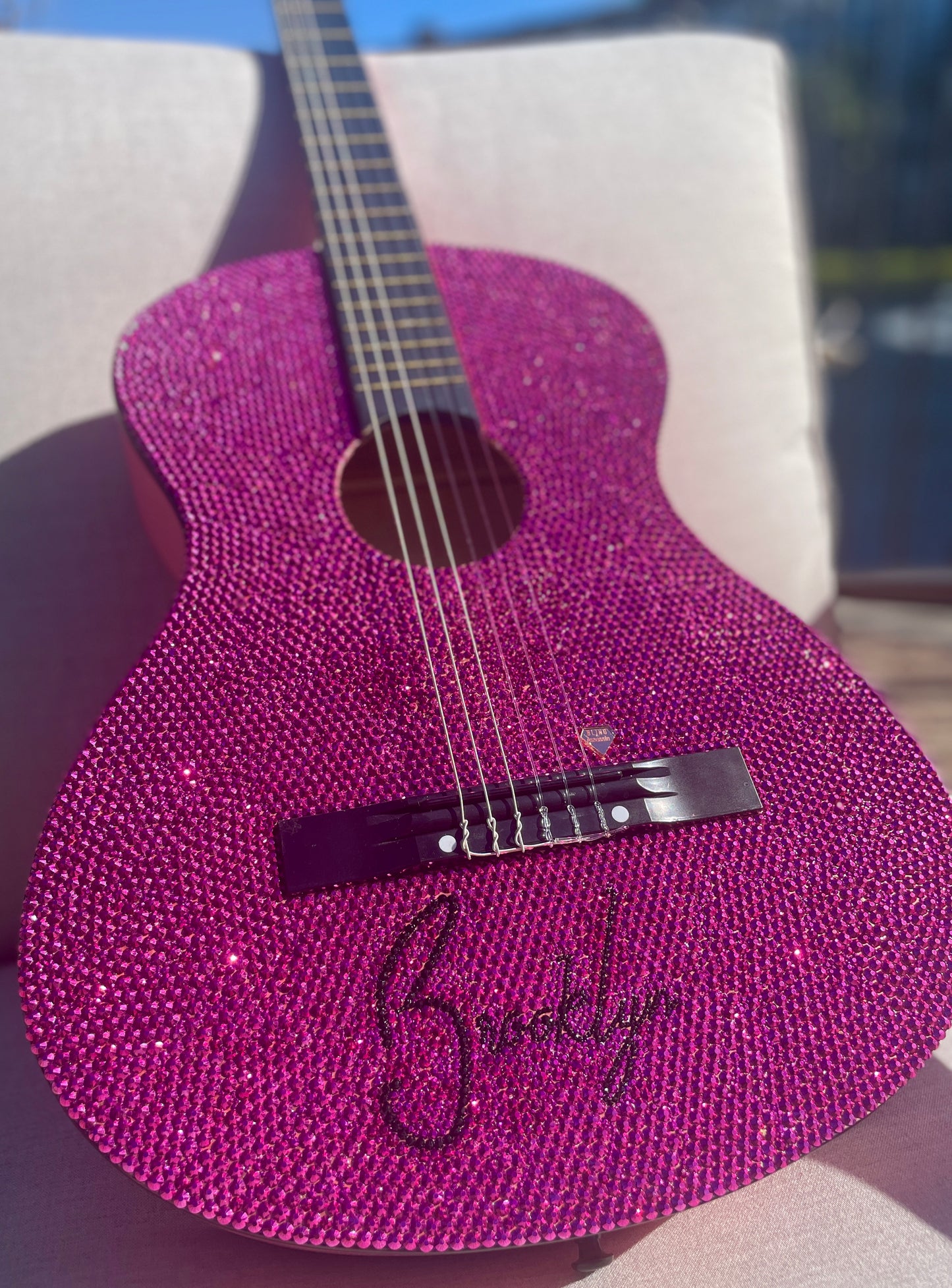 Custom Bling  Acoustic Guitar
