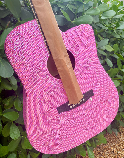 Custom Fully Bling Acoustic Guitar