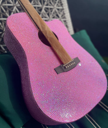 Custom Fully Bling Acoustic Guitar