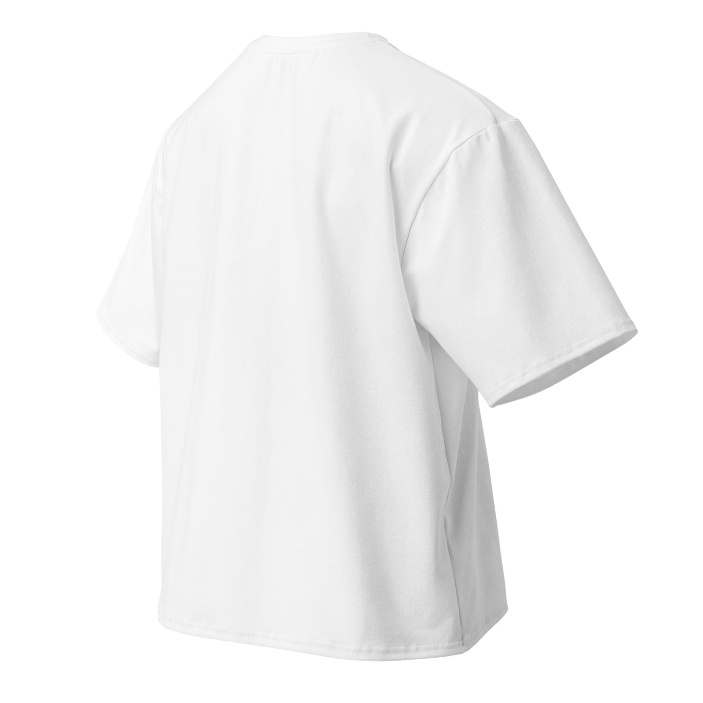 Resist Bitch Oversized Cotton T-Shirt in white, back view — Bling Assassin
