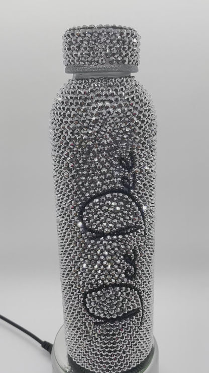 Custom Bling Water Bottle 18oz