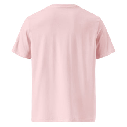 Pillow Princess Cotton T-Shirt in cotton pink, back view — Bling Assassin