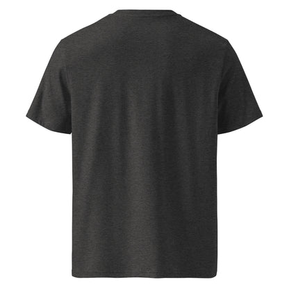 Pillow Princess Cotton T-Shirt in dark heather grey, back view — Bling Assassin