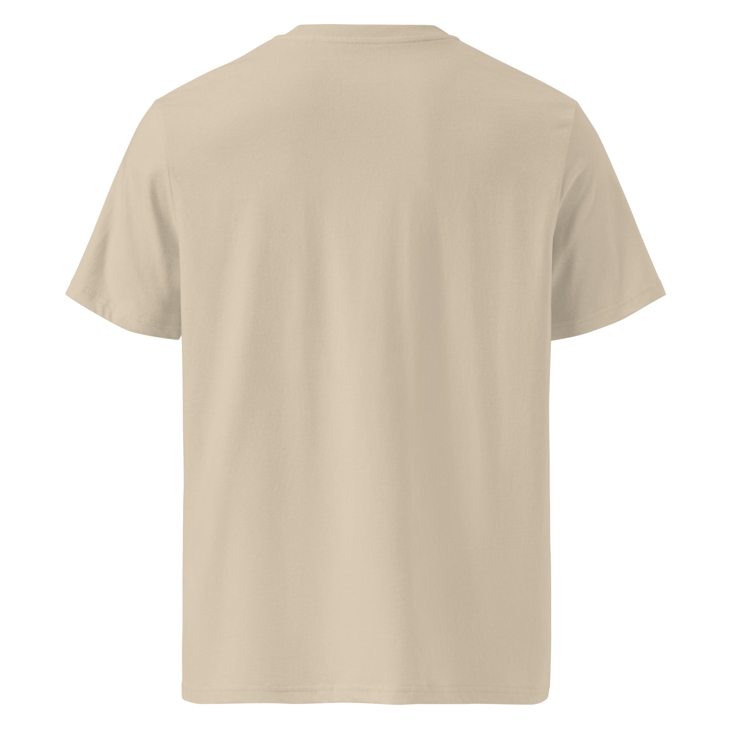 Pillow Princess Cotton T-Shirt in desert dust, back view — Bling Assassin