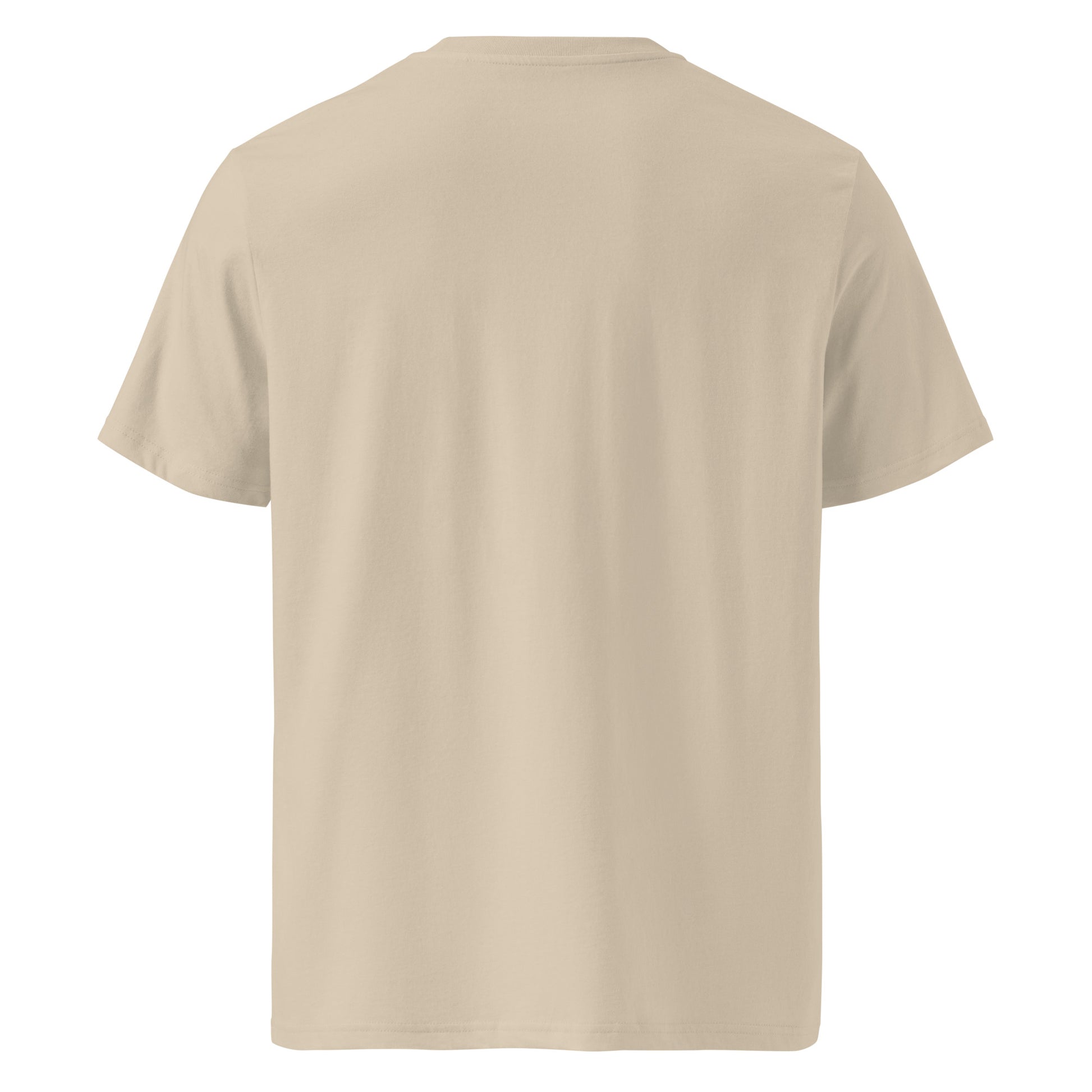 Pillow Princess Cotton T-Shirt in desert dust, back view — Bling Assassin