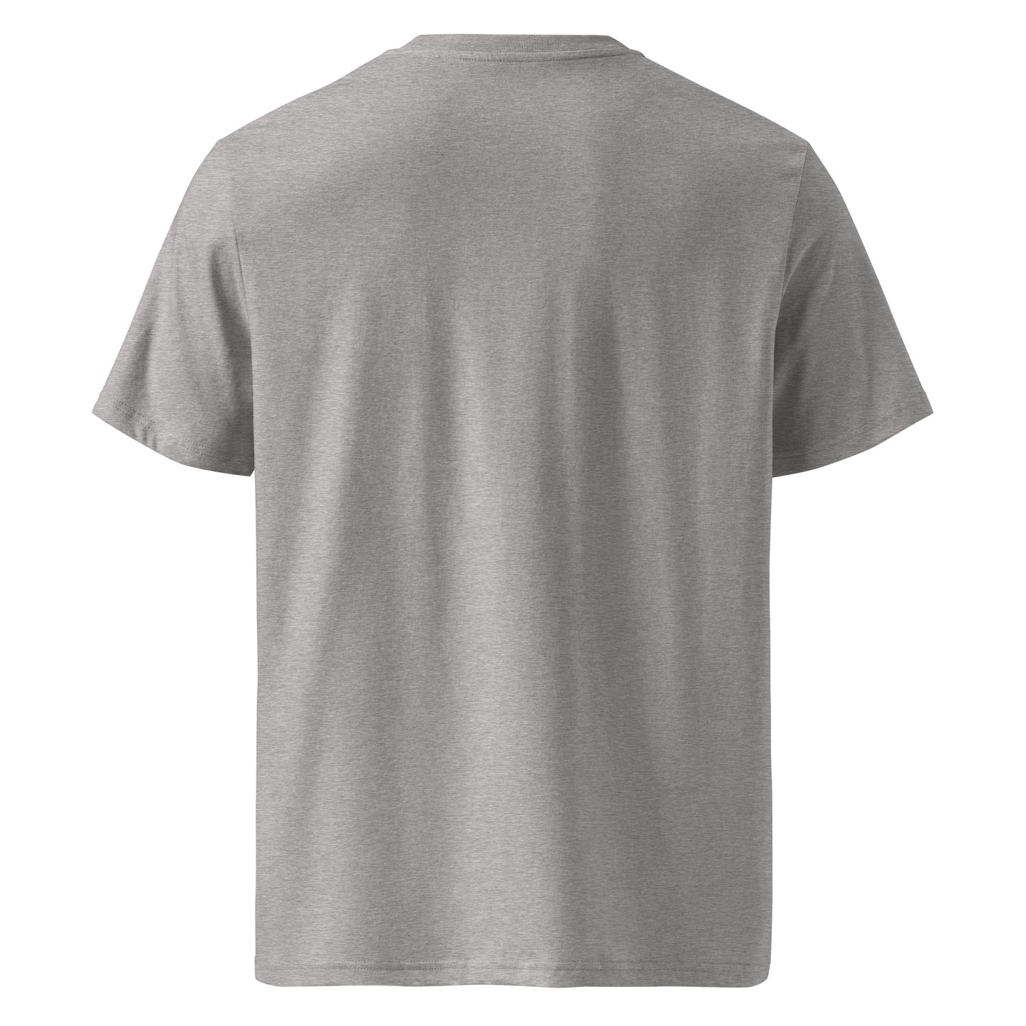 Pillow Princess Cotton T-Shirt in heather grey, back view — Bling Assassin
