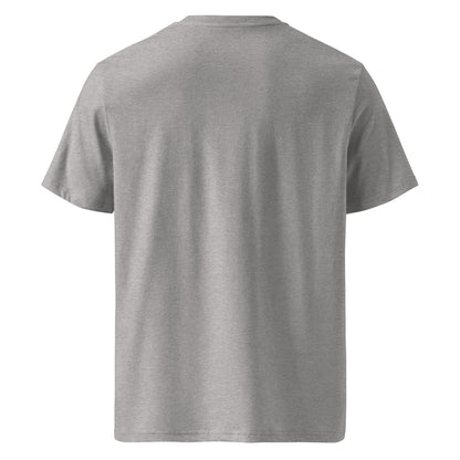 Pillow Princess Cotton T-Shirt in heather grey, back view — Bling Assassin