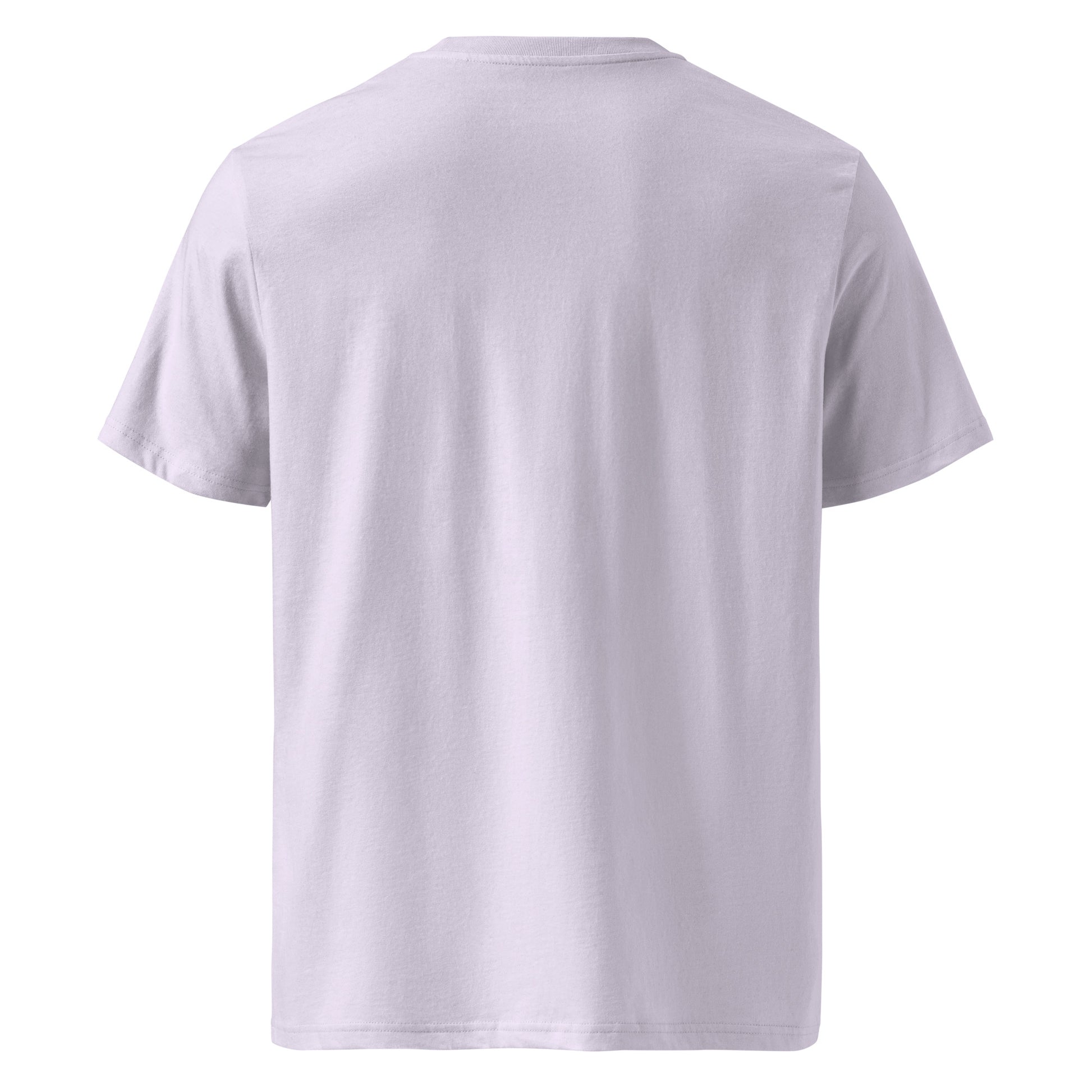Pillow Princess Cotton T-Shirt in lavender, back view — Bling Assassin