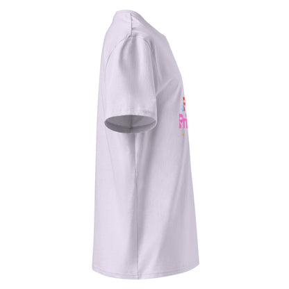Pillow Princess Cotton T-Shirt in lavender, right side view — Bling Assassin